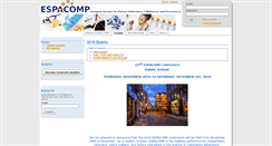 Desktop Screenshot of espacomp.eu